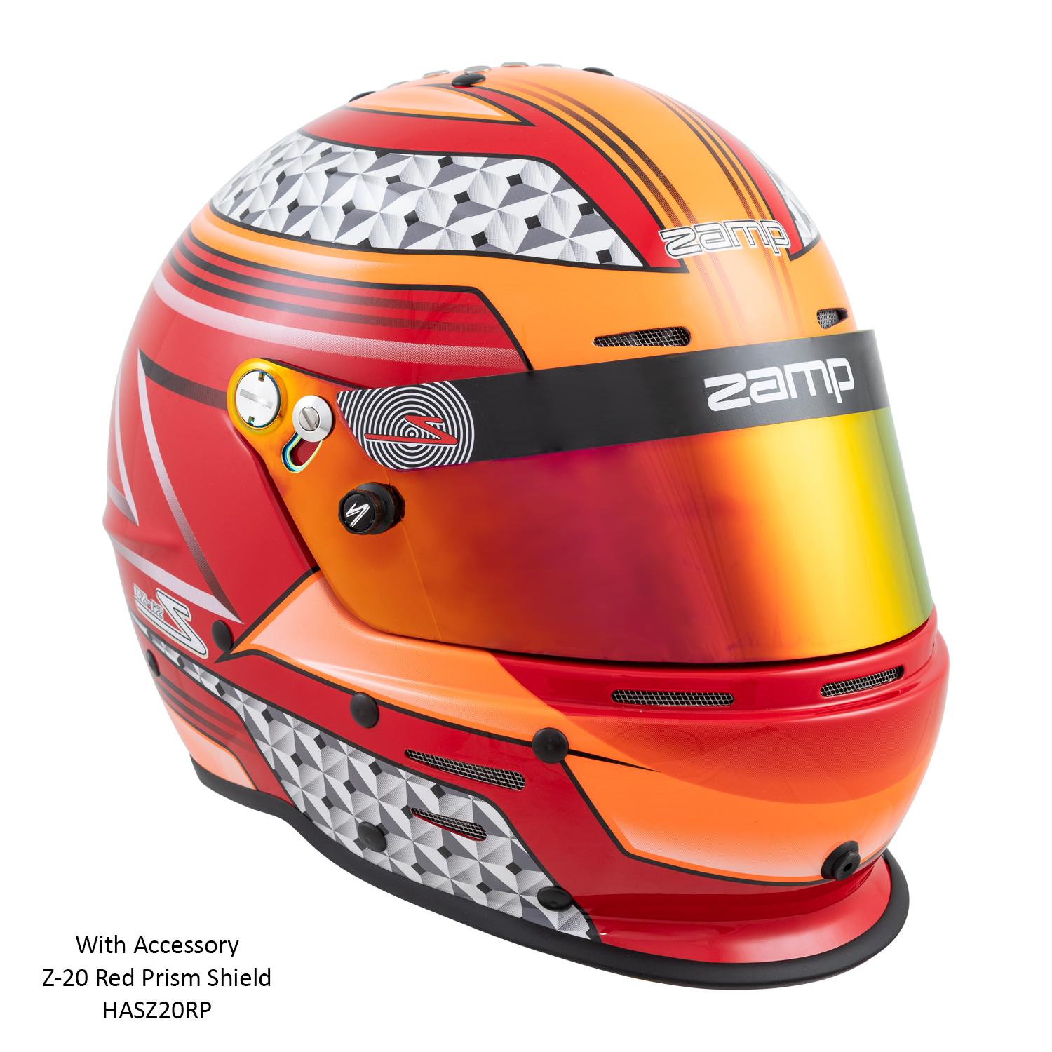 zamp orange helmet